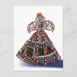 "Modieus" Briefkaart