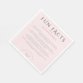 Modieus Stijl Meisjesachtig Pastel Roze Lichtroze  Servet (Hoek)