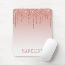 Modieus trendy glinsterende druppel roze goud