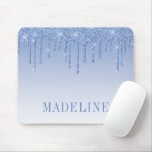 Modieus trendy stoffig blauwe glitter