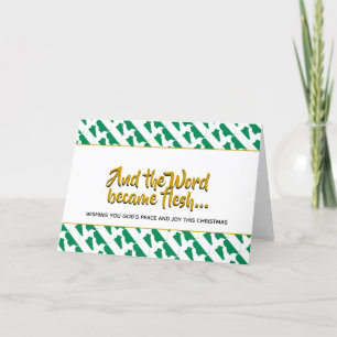 Modieus Word van NIGERIA werd KERSTMIS van het Feestdagen Kaart