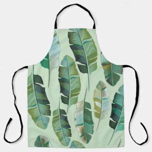 Modieuze Banaan Planten Tropische illustratie Schort
