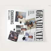 Modieuze Collage van een Tijdschriftcover voor Afs Wandkleed (Voorkant (horizontaal))