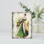 MODIEUZE DAMES VINTAGE 84 BRIEFKAART (Staand voorkant)