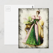 MODIEUZE DAMES VINTAGE 84 BRIEFKAART (Voorkant / Achterkant)