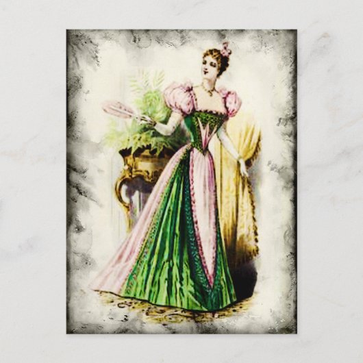 MODIEUZE DAMES VINTAGE 84 BRIEFKAART (Voorkant)
