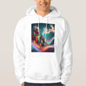 # Modieuze FAS: mannen hoodie met mooie print (Voorkant)
