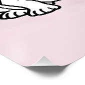 Modieuze Franse Bulldog Paris Style Perfect Poster (Hoek)