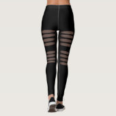 Modieuze Gescheurde Ontwerp Leggings (Achterkant)