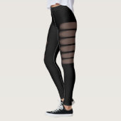 Modieuze Gescheurde Ontwerp Leggings (Links)