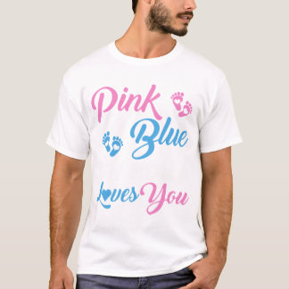 Modieuze geslachtsonthulling oma houdt van je roze t-shirt