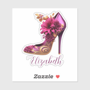 Modieuze hoge hakken sticker
