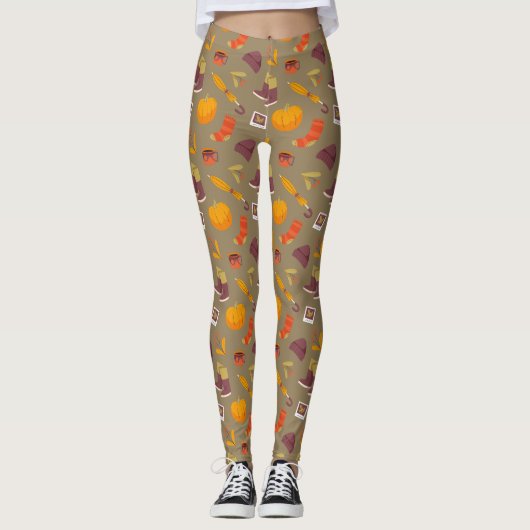 Modieuze Hoge Taille Dames Leggings (Voorkant)