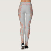 Modieuze hoge taille sportleggingen leggings (Achterkant)