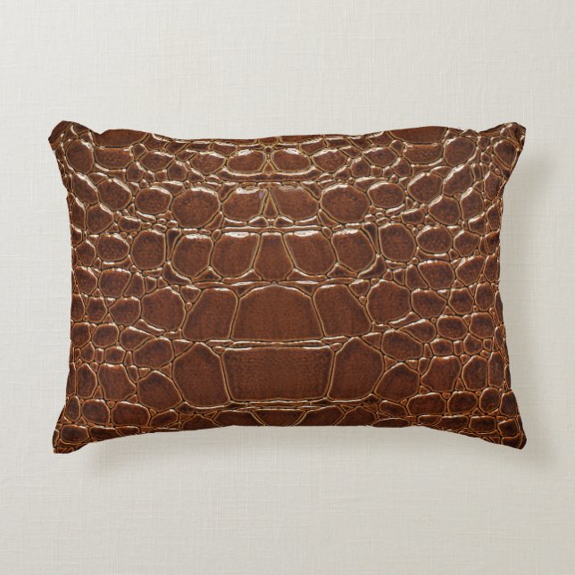 Modieuze huid: trendy stijlconcept. accent kussen (Voorkant)