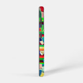 Modieuze leuke harten mozaïek kunst samsung galaxy hoesje (Rechterkant)