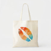 Modieuze Lippen Tote Bag (Voorkant)