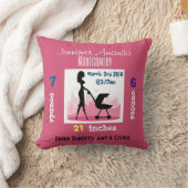 Modieuze Mama Baby aankondiging Kussen (Deken)