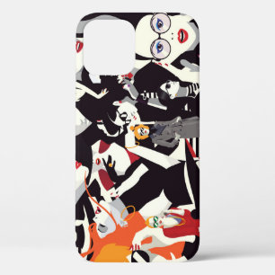 Modieuze meisjes collage: pop kunst Case-Mate iPhone case