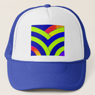 modieuze moderne elegante chevron trucker pet