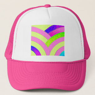 modieuze moderne elegante chevron trucker pet