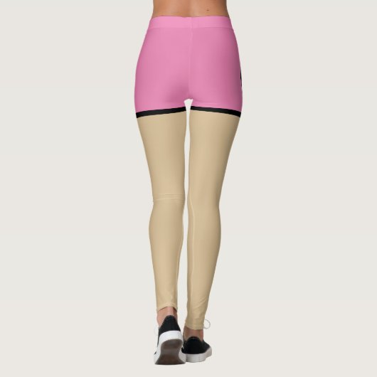  modieuze nep shorts l rits chic leggings (Achterkant)