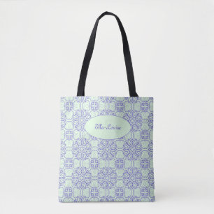 Modieuze patroon Canvas tas