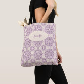 Modieuze patroon Canvas tas (Dichtbij)