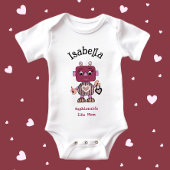 Modieuze robot baby bodysuit