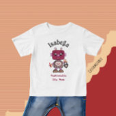 Modieuze robot baby T-shirt
