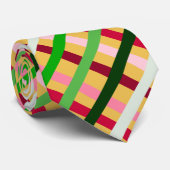 Modieuze stropdas met kruisend patroon (Opgerold)