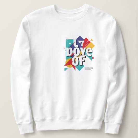 Modieuze sweatshirts aanpassen trui (Design voorkant)