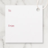 Modieuze teckel honden roze portemonnee bedankjes labels (Achterkant)