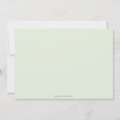 Modieuze tiener, verjaardag kaart (Achterkant)