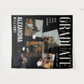 Modieuze Tijdschriftcover Collage Geïnspireerde Af Wandkleed (Voorkant (horizontaal))