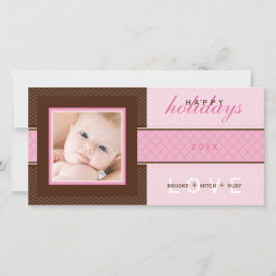 MODIEUZE VAKANTIE PHOTOCARD:: zoetheid 2 Feestdagenkaart