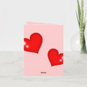 modieuze Victoriaans Valentijnsdag Kaart (Achterkant)