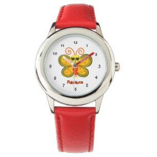 modieuze vlinder horloge