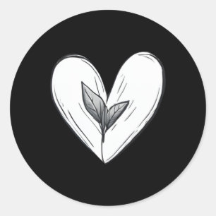 Modieuze Vriendelijke Minimalistische Vriendelijkh Ronde Sticker
