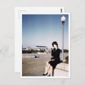 Modieuze vrouw, Union Station, Washington DC Briefkaart (Voorkant / Achterkant)