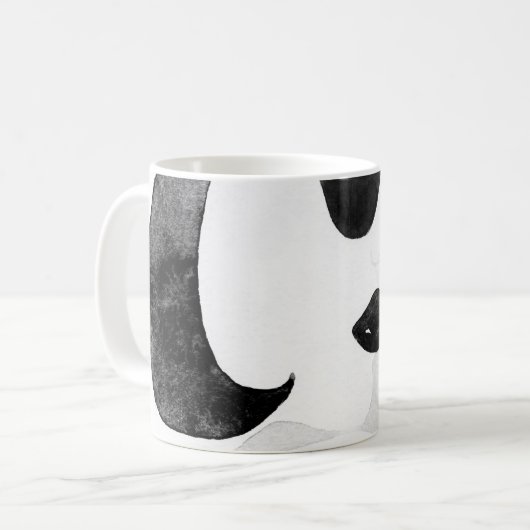 Modieuze vrouw zonnebril illustratie koffiemok (Voorkant links)