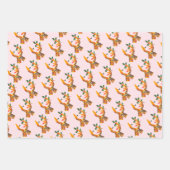 Modieuze  vrouwen Jingle All the Way Inpakpapier Vel (Voorkant 3)