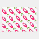 Modieuze  vrouwen Jingle All the Way Inpakpapier Vel (Voorkant)