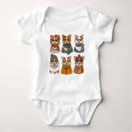 Modieuze Welsh Corgi Honden Romper