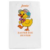 Modieuze Yellow Chick Easter Egg Hunt Medium Cadeauzakje (Voorkant)