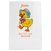 Modieuze Yellow Chick Easter Egg Hunt Medium Cadeauzakje (Achterkant)