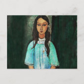 Modigliani Alice  Fine Art Painting Briefkaart (Voorkant)