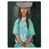 Modigliani Alice Fine Art Painting Klembord (Voorkant)