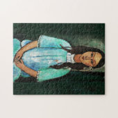 Modigliani Alice Fine Art Painting Legpuzzel (Horizontaal)