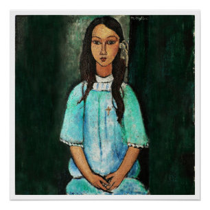 Modigliani Alice Fine Art Painting Perfect Poster